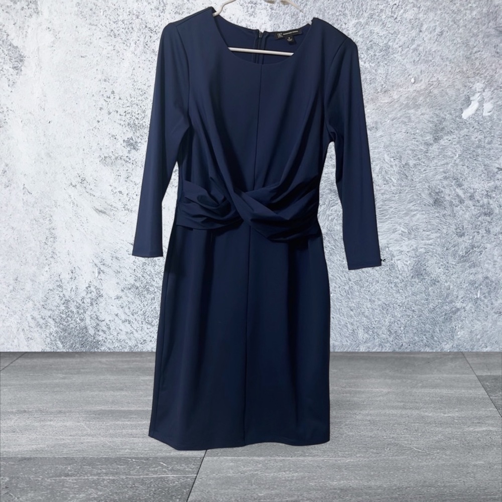 𝅺International Concepts Navy Blue Dress